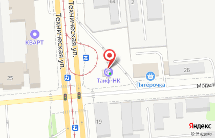Таиф-нк азс на Технической улице на карте