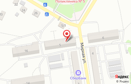 Магазин кондитерских изделий Ириска на Мирной улице на карте
