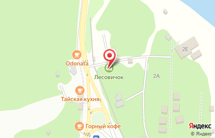 Туристическая база Лесовичок на карте