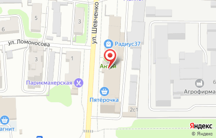 Мебельный салон в Иваново на карте