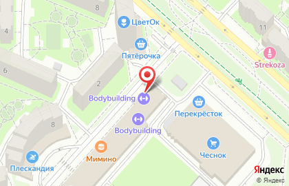 Автостоянка в Липецке на карте