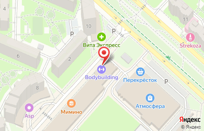 Автостоянка в Липецке на карте