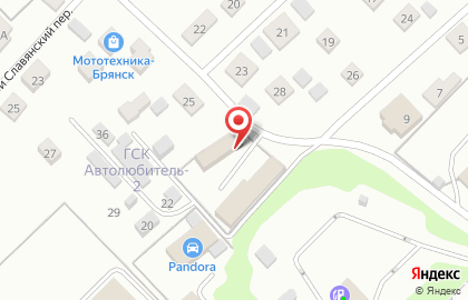 Магазин подшипников в Брянске на карте