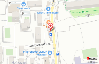 Магазин хлебобулочных и кондитерских изделий Первый Хлебозавод на Крайней улице на карте