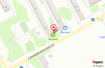 Аптечный пункт в Кировском районе на карте