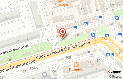 Цветочный салон Express Букет в Красноармейском районе на карте
