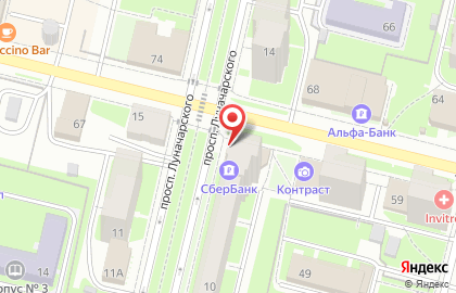 СберБанк в Вологде на карте