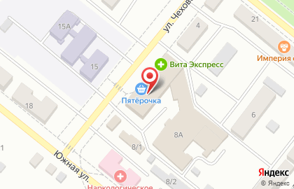 Банкомат Банк Уралсиб на улице Чехова на карте