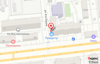 Компания по грузоперевозкам Povozzka на улице Масленникова на карте
