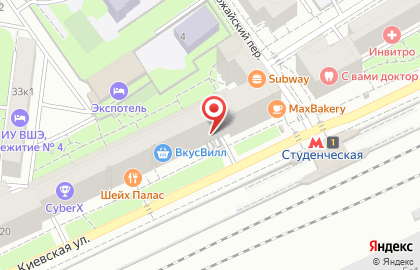 Экта-Ф на Киевской улице на карте