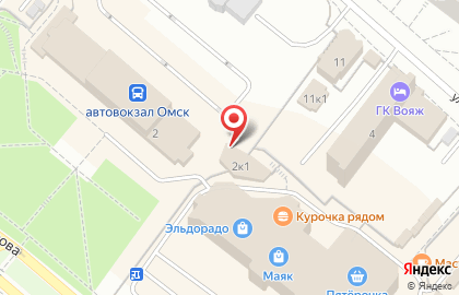 Столовая Кристалл на проспекте Комарова на карте