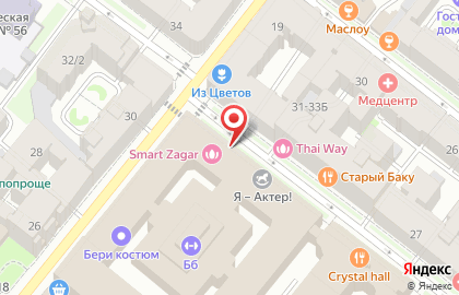 Школа танцев Kasok в Петроградском районе на карте