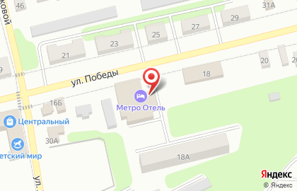 Служба заказа легкового транспорта Щекинотакси на улице Победы на карте