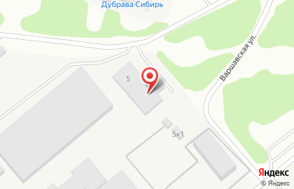 Торгово-производственная компания Балтрезинотехника на Варшавской улице на карте