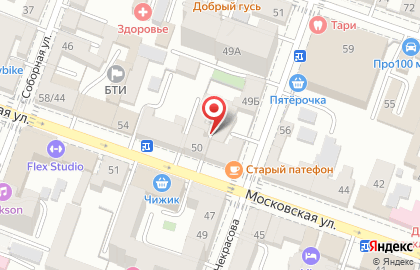 Транспортная компания Караван на Московской улице на карте