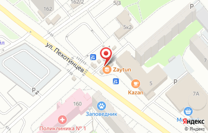 Микрофинансовая компания Быстроденьги на улице Пехотинцев на карте
