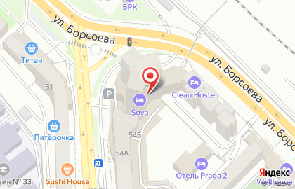 Оператор связи Мегафон в Советском районе на карте
