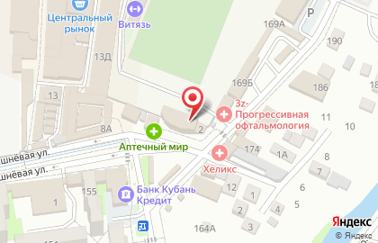 Банкомат Национальный Банк ТРАСТ на Вишнёвой улице в Крымске на карте