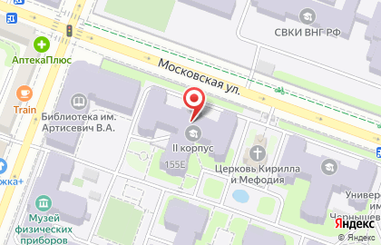 Центр довузовского образования Медицинский предуниверсарий на Московской улице на карте
