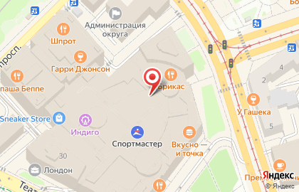 Салон сотовой связи МТС на Театральной улице на карте