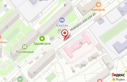 Рыбный магазин в Волгограде на карте