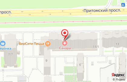 Интернет-магазин автозапчастей Emex на Притомском проспекте на карте