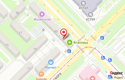 Продуктовый магазин в Новокузнецке на карте