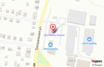 Официальный дилер John Deere, Wirtgen Group, Manitou, Neste Дальтимбермаш на Театральной улице на карте