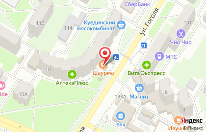 Микрокредитная компания Центр финансовой помощи на улице Гоголя на карте