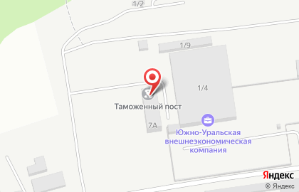 Челябинская таможня в Ленинском районе на карте