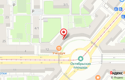 Супермаркет Магнит в Челябинске на карте