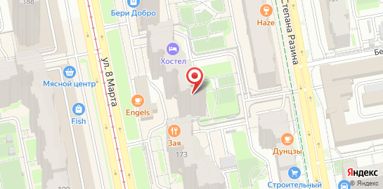 Салон эротического массажа VIP в Чкаловском районе на карте