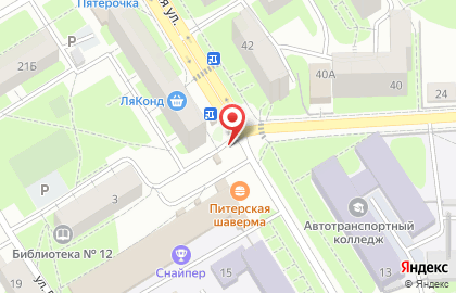 Киоск по продаже овощей в Смоленске на карте