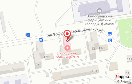 Магазин Наш на улице Воинов-Интернационалистов на карте