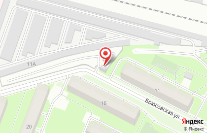 Автостоянка на Брюсовской, 11Б на карте