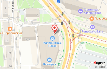 Банкомат Росбанк в Калининграде на карте