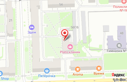 Торгово-сервисная компания Дельта в Московском районе на карте