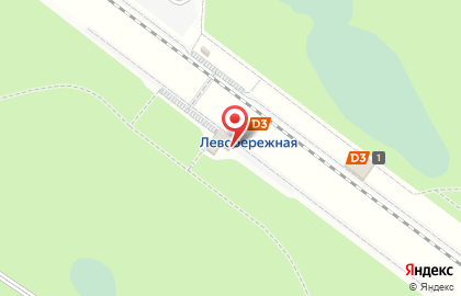 Левобережная, железнодорожная станция на карте
