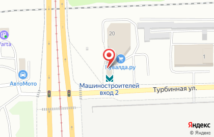 Банкомат Балтийский Банк, Уральский филиал на улице Фронтовых Бригад на карте