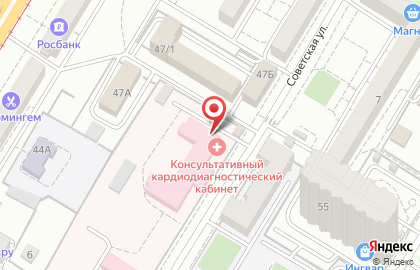 Волгоградская областная клиническая больница №3 на Советской улице на карте
