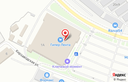 Русский фейерверк на Кирзаводской улице на карте