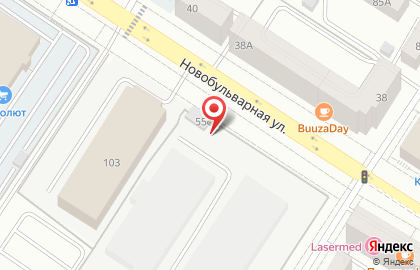 Первичная профсоюзная организация на Новобульварной улице на карте