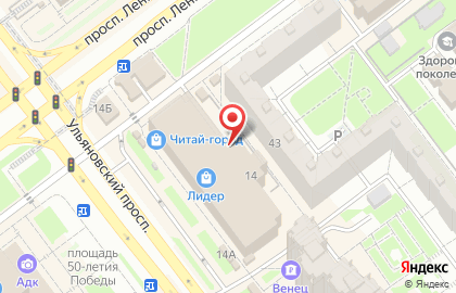 Подарок впечатлений на карте