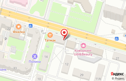 Магазин косметики и товаров для дома Улыбка радуги в Авиастроительном районе на карте