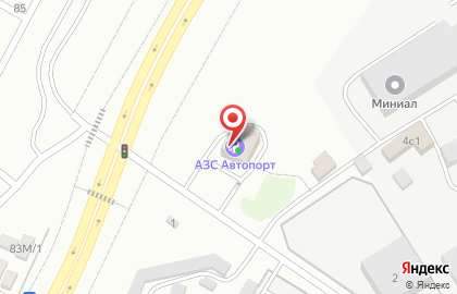 Автомойка Автопорт в Дорожном проезде на карте