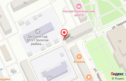 Участковый пункт полиции Центральный на улице Чернова на карте