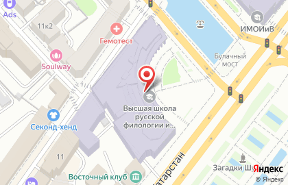 Казанский международный лингвистический центр на карте