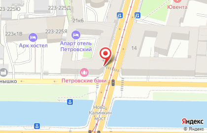 Супермаркет Дикси на набережной Обводного канала на карте