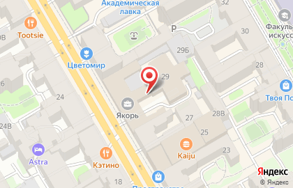 Миллениум в Курортном районе на карте