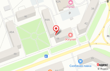 Микрокредитная компания Центрофинанс на улице Ломоносова, 44а в Северодвинске на карте